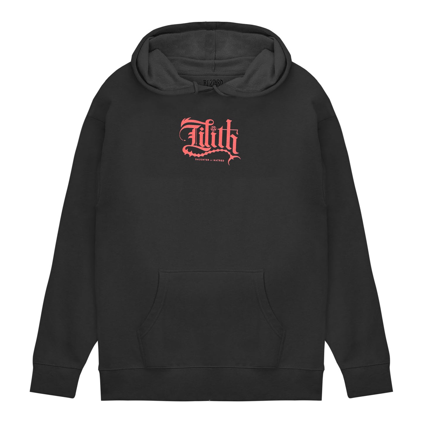 Diablo Lilith Blessed Mother Pullover Sudadera - Front View Black Version