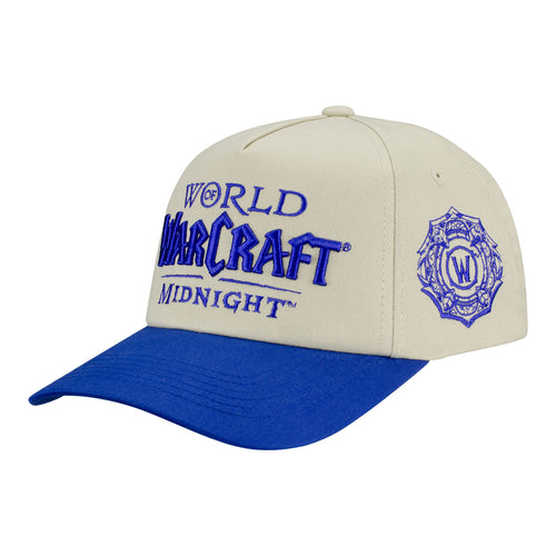 Cappello snapback World of Warcraft Midnight - Vista angolare anteriore