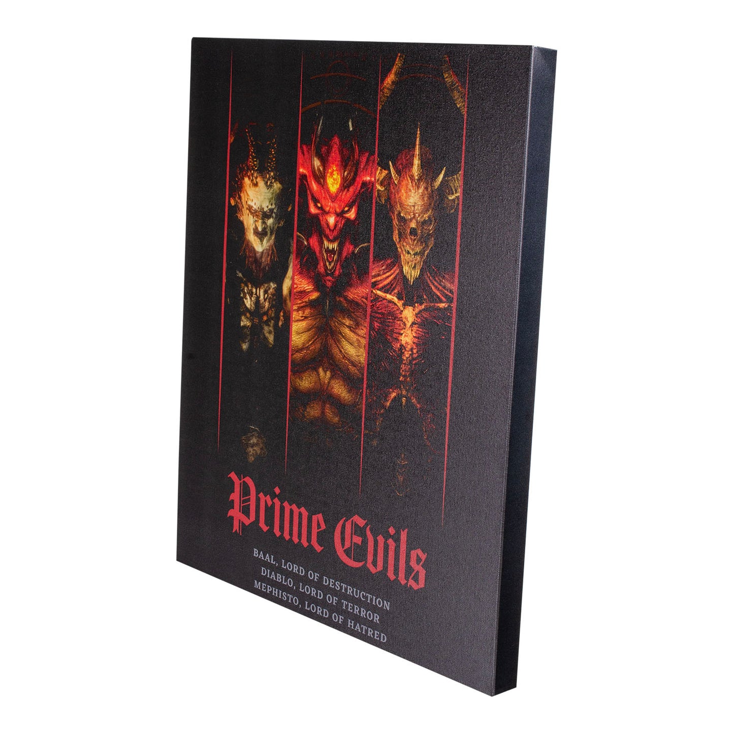 Diablo Shadows of Sanctuary Prime Evils Canvas Art - Side View