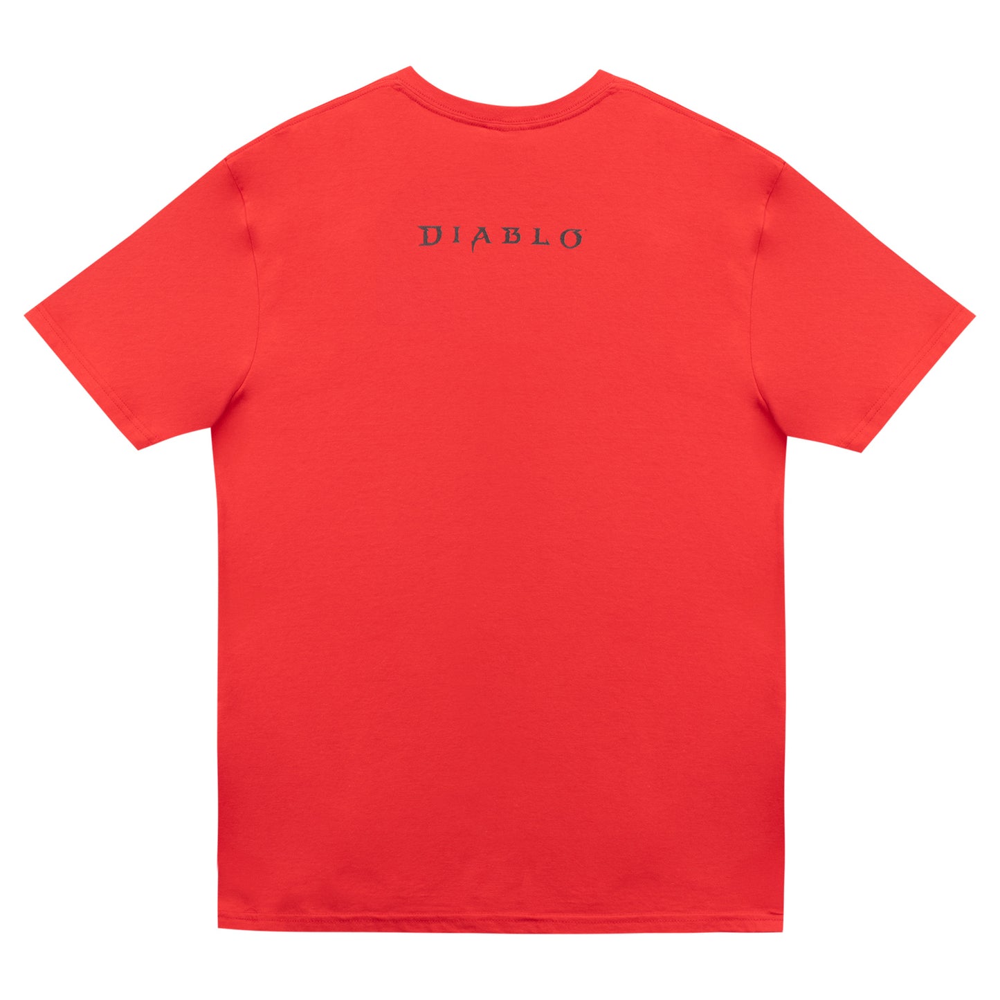 Diablo Lilith Blessed Mother Black T-Shirt - Back View Red Version