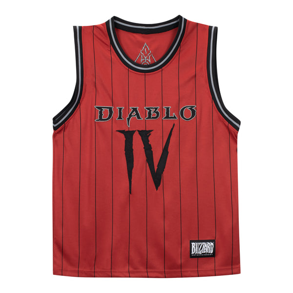 Thunderwear Diablo IV Red Basketball Jersey / XL