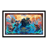 Hearthstone March of the Lich King 12x21 in Framed Art Print - Front View
