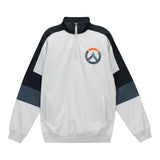 Overwatch 2 Logo Grey Quarter-Zip Sweatshirt - Front View