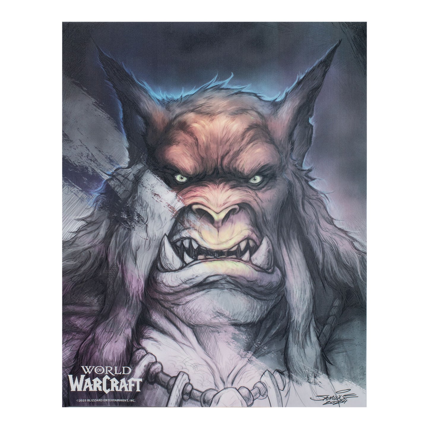 World of Warcraft How to Draw Sketch 11x14" Poster - Front View