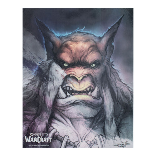 World of Warcraft How to Draw Sketch 11x14" Poster - Front View