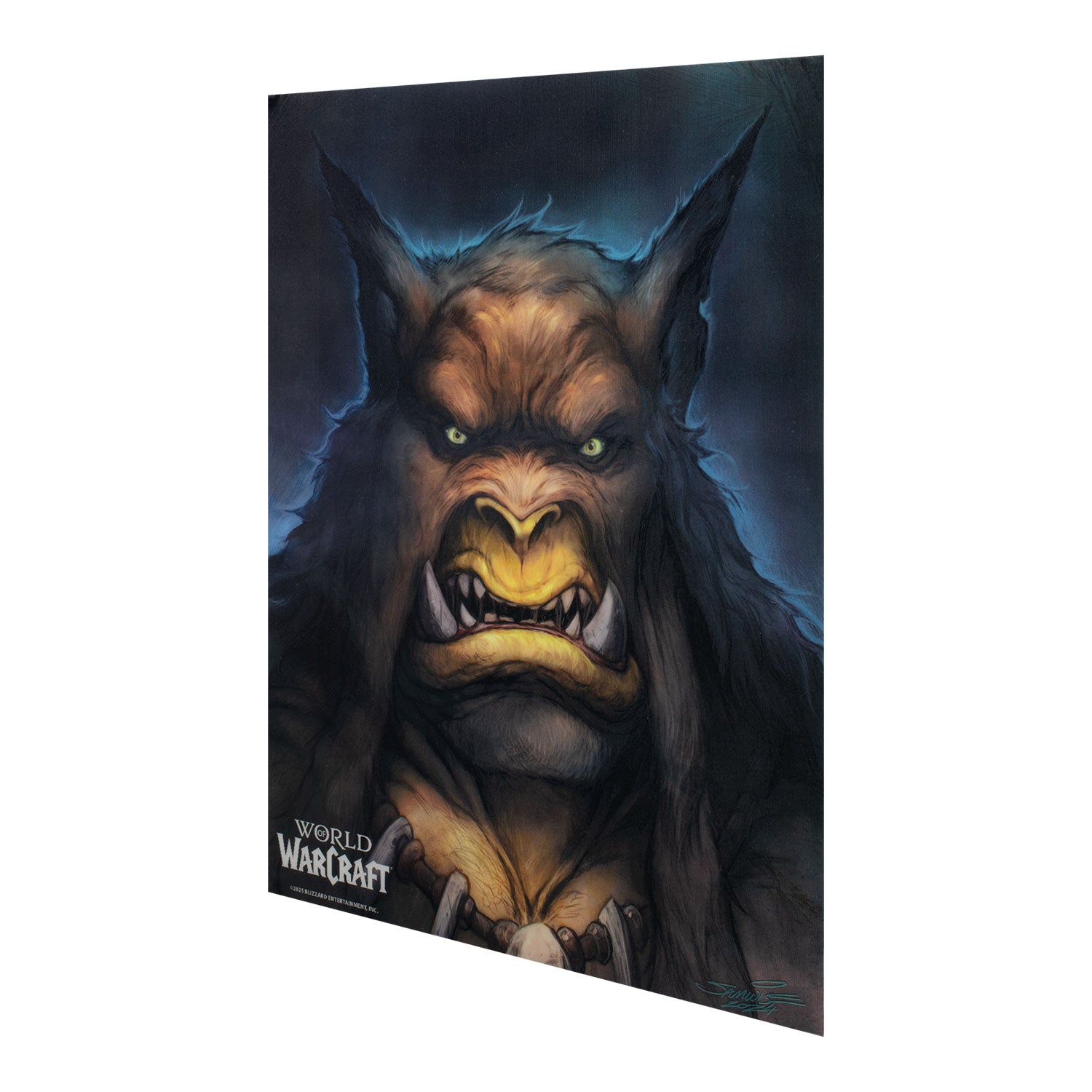 World of Warcraft How to Draw Sketch 11x14" Poster - Side Color View