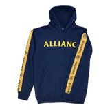 World of Warcraft Alliance Blue Justice Hoodie - Front View with Sleeve Design