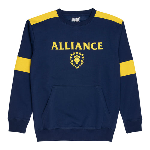 World of Warcraft Alliance Blue Logo Crewneck Sweatshirt - Front View