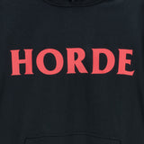 World of Warcraft Horde Strength Black Hoodie - Close-Up View