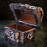 World of Warcraft Silverbound Treasure Chest Box - Open View Lifestyle