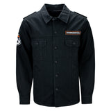 Overwatch 2 Black Military Jacket - Front View