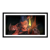 Overwatch 2 - Burn it Down 12 x 24in Framed Art Print - Front View