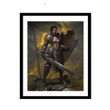 Diablo Crusader 16 x 20in Framed Art Print - Front View