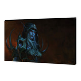 World of Warcraft Sylvanas 14" x 24" Canvas in Black - Front View