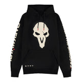 Overwatch Reaper Icon Black Hoodie - Front View