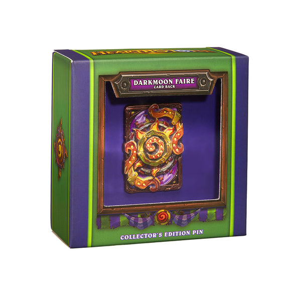 Hearthstone Darkmoon Faire Card Back Collector's Edition Pin