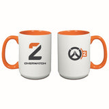 Overwatch 2 15oz Ceramic Mug in White - Left and Right View