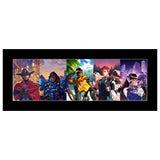 Overwatch - New Blood Comic Cover 20.3 x 66 cm Matted Art Print - Front View