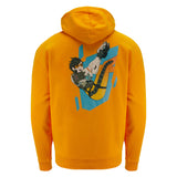 Overwatch Tracer Anime Orange Hoodie - Back View