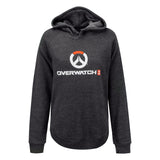 Overwatch 2 Logo Women's Charcoal Pullover Hoodie - Front View with Overwatch 2 Logo