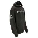 StarCraft Heavy Weight Patch Black Heather Pullover Hoodie - Right Side View