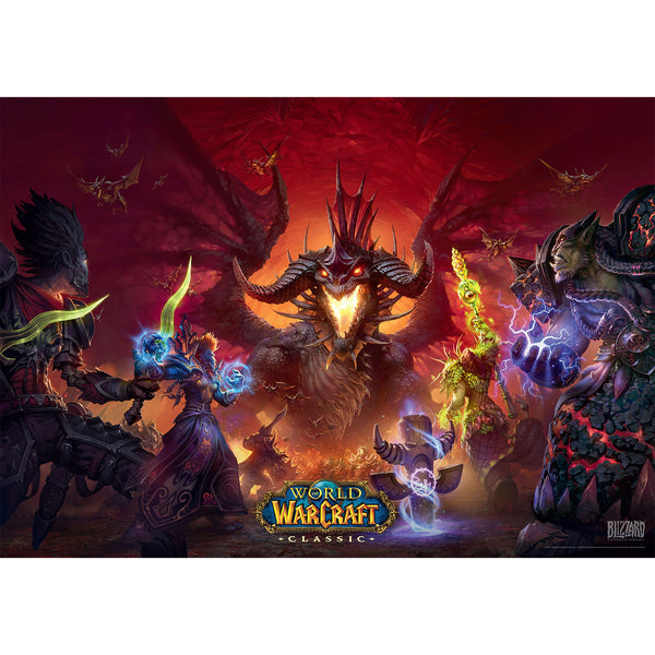 World of Warcraft: Classic Onyxia 1000 Piece Puzzle and Poster