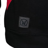 World of Warcraft Horde To The End Red Hoodie - Zoom Logo View