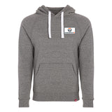 Overwatch 2 Logo Patch Grey Heather Hoodie - Front View