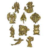 Blizzard Serie 8 Blind Packs - 5er Set in Gold - Gold seltene Ansicht