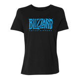 Blizzard Logo Women's Black T-Shirt - Vorderansicht