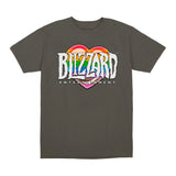 Blizzard Entertainment 2024 Pride T-Shirt - Vorderansicht Graue Version