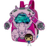 Overwatch D.Va Loungefly PoP! Rucksack - Frontansicht mit Pop!