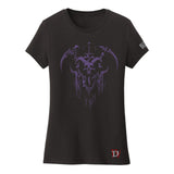 Diablo IV Necromancer Women's Black T-Shirt - Vorderansicht