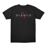 Diablo IV Core Logo Schwarz T-Shirt - Frontansicht