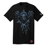 Diablo IV Hexenmeister Symbol Schwarz T-Shirt