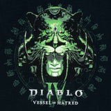 Diablo IV: Vessel of Hatred Im Dunkeln leuchtendes T-Shirt, schwarz - schließen-Up Design Ansicht