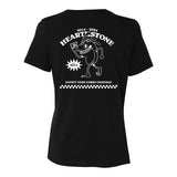 Hearthstone 10. Jahrestag Vintage Murloc Pizza Women's Schwarz T-Shirt