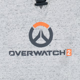 Overwatch 2 Logo Damen Grau T-Shirt - schließen Up Logo ansehen