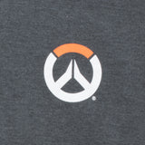 Overwatch 2 Logo Women's Grau Langärmelig T-Shirt  - schließen Up Ansicht