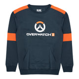 Overwatch 2 Grau Logo Rundhalsausschnitt  Sweatshirt - Vorderansicht