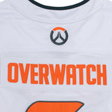 Overwatch 2 Weißes Hockeytrikot - schließen-Ansicht von oben