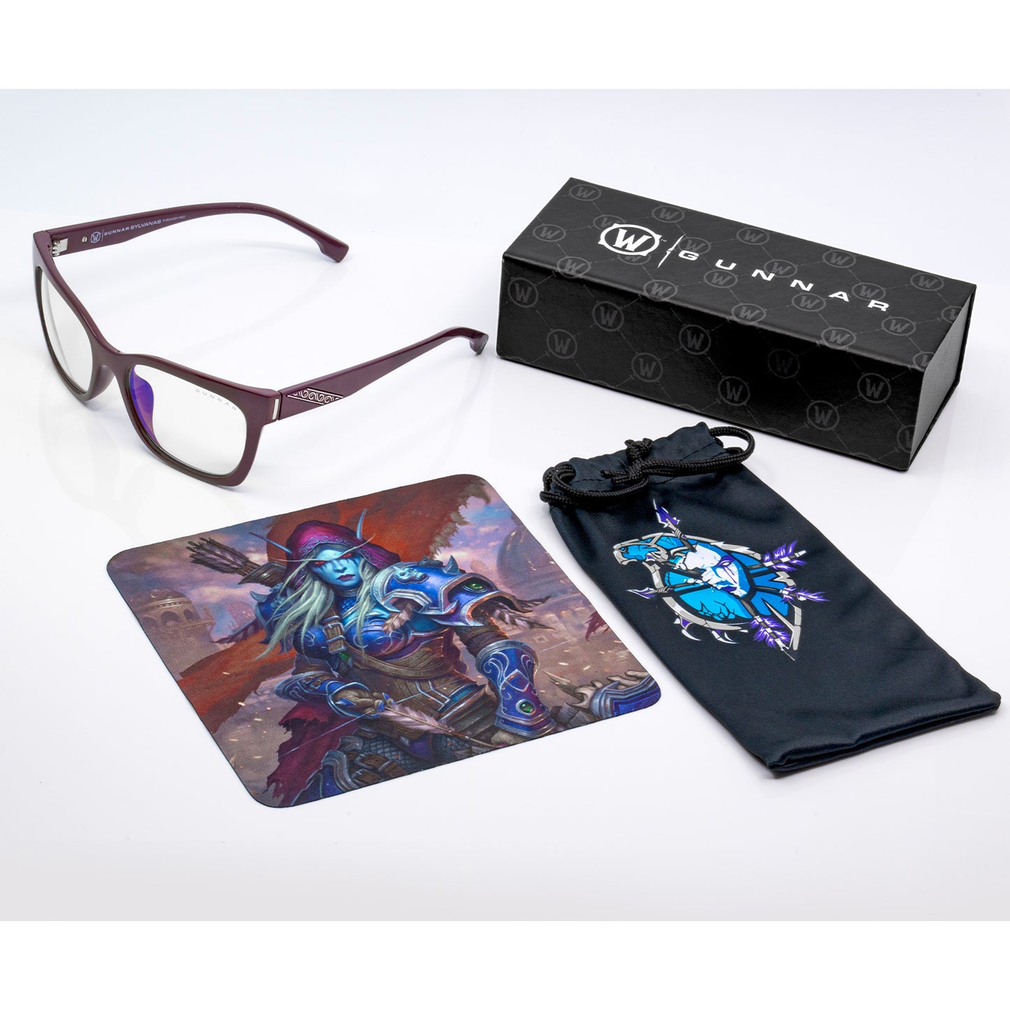 World of Warcraft Sylvanas Gunnar Brille - Vollsicht Klarglas