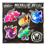 World of Warcraft Metallic Drachen Aufkleberbogen - Vorderansicht