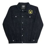 World of Warcraft Denim Black Jacke - Vorderansicht