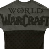 World of Warcraft Graue Plakatwand Langärmelig T-Shirt  - schließen Up Rückansicht