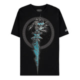 World of Warcraft Der Lichkönig Schwarz T-Shirt - Vorderansicht