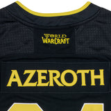 World of Warcraft Schwarzes Hockeytrikot - schließen-Ansicht von oben