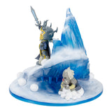 Lil' Champions Snow Fight Arthas 7.5in. Statue - Seitenansicht