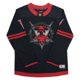 Diablo IV Schwarzes Hockeytrikot - Vorderansicht