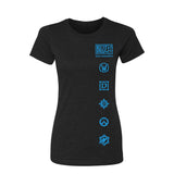 BlizzCon 2023 Commemorative Art Women's Black T-Shirt - Vorderansicht